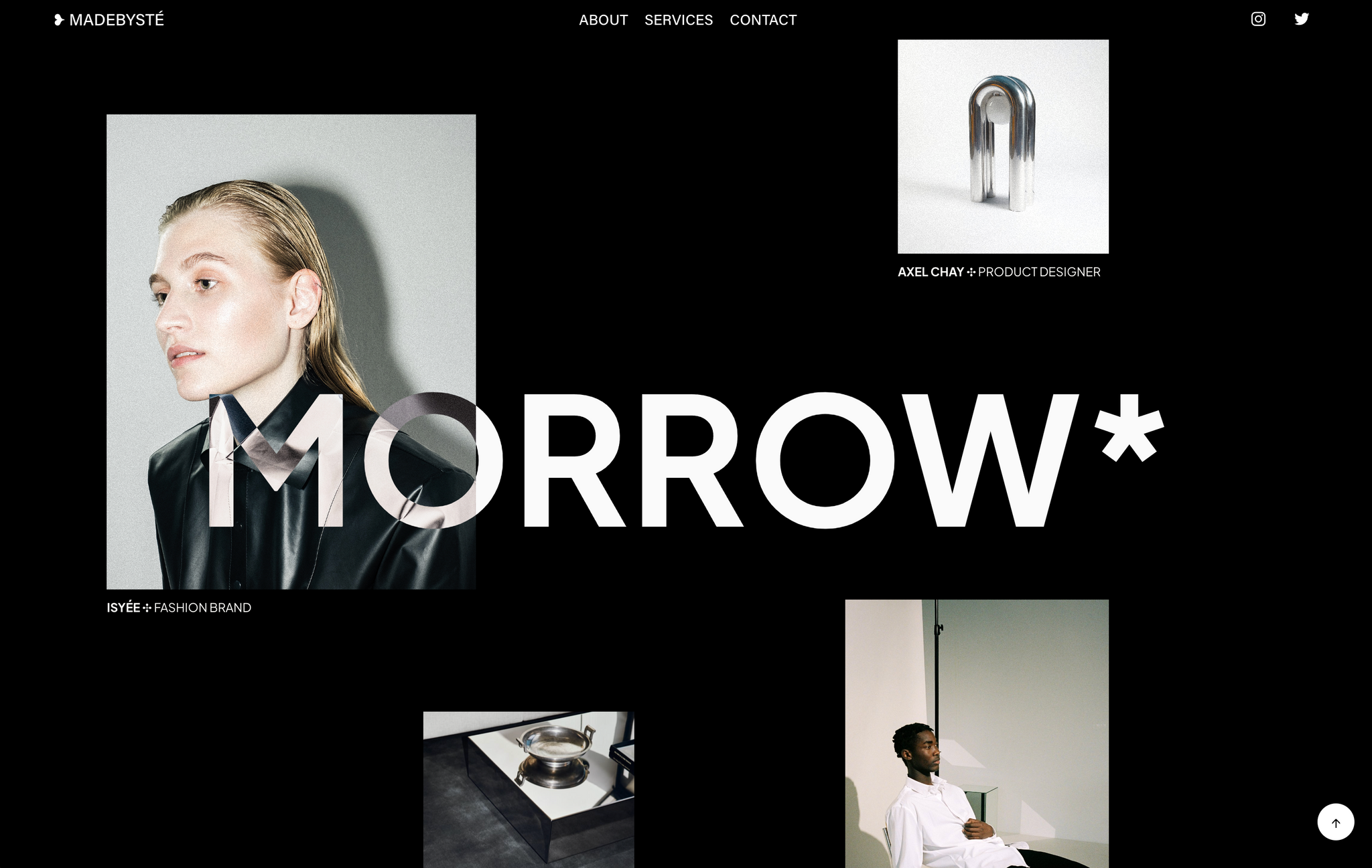 "Morrow" One page Website