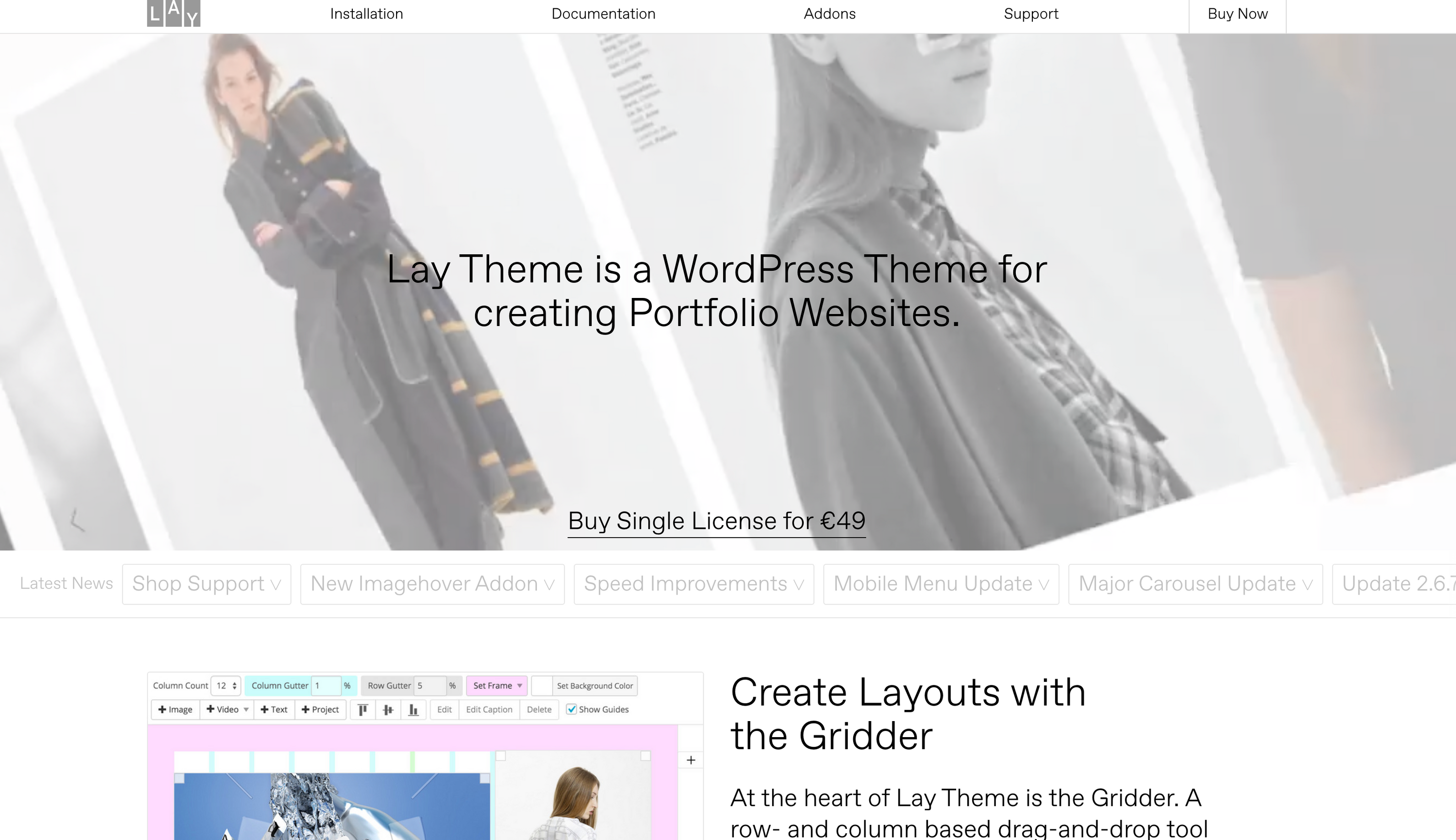 Laytheme Wordpress Portfolio Builder