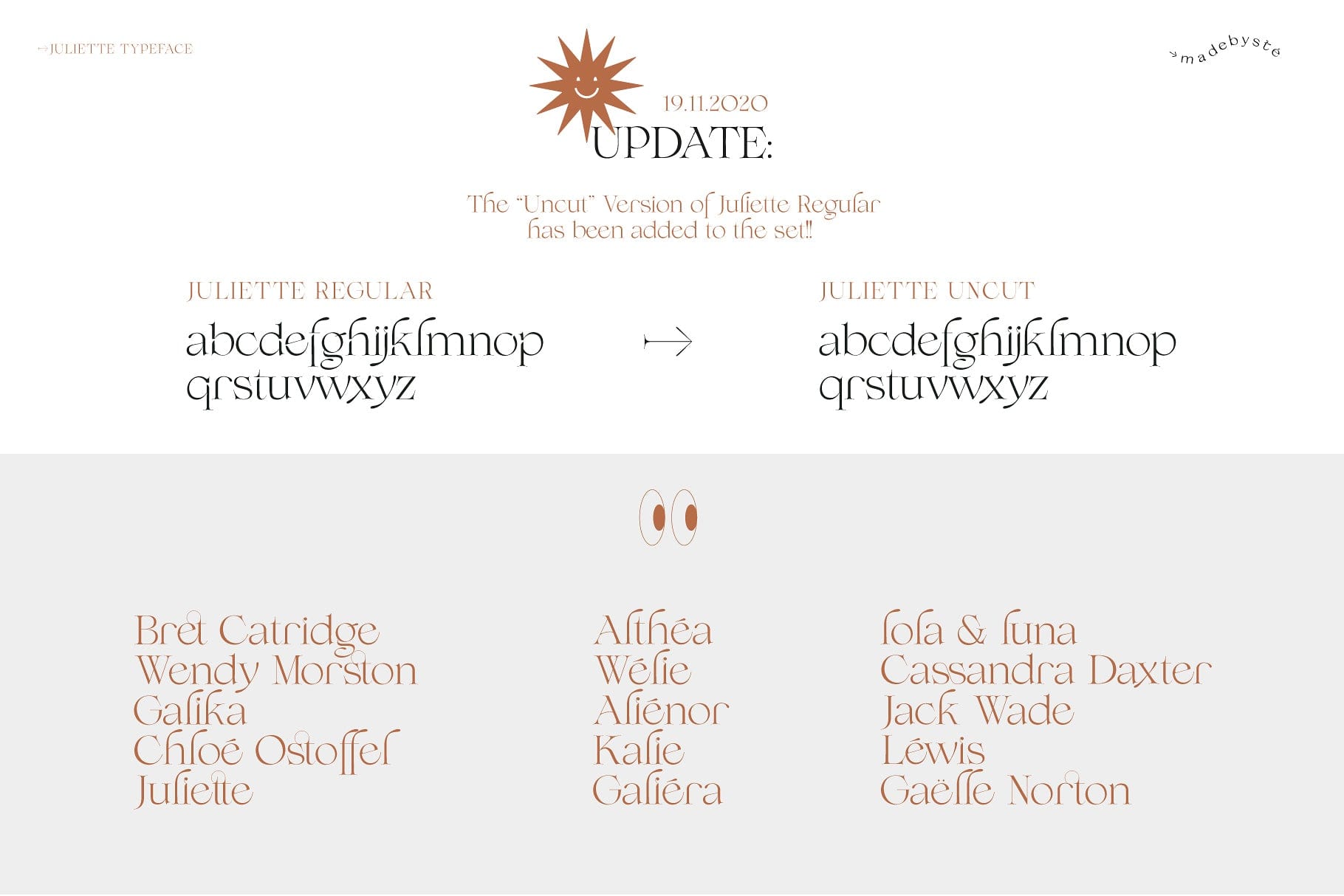Juliette Typeface