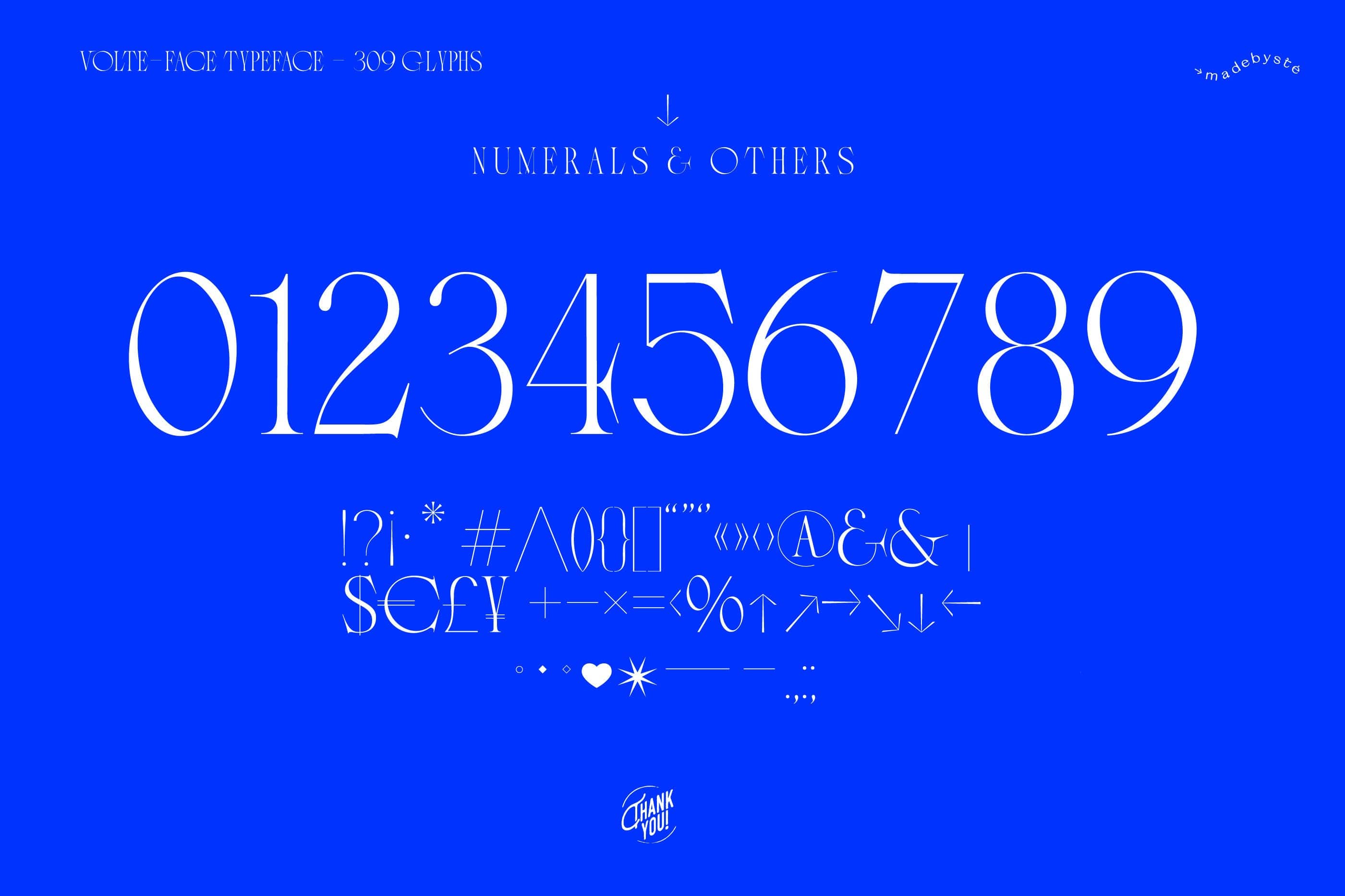 Volte-Face Typeface