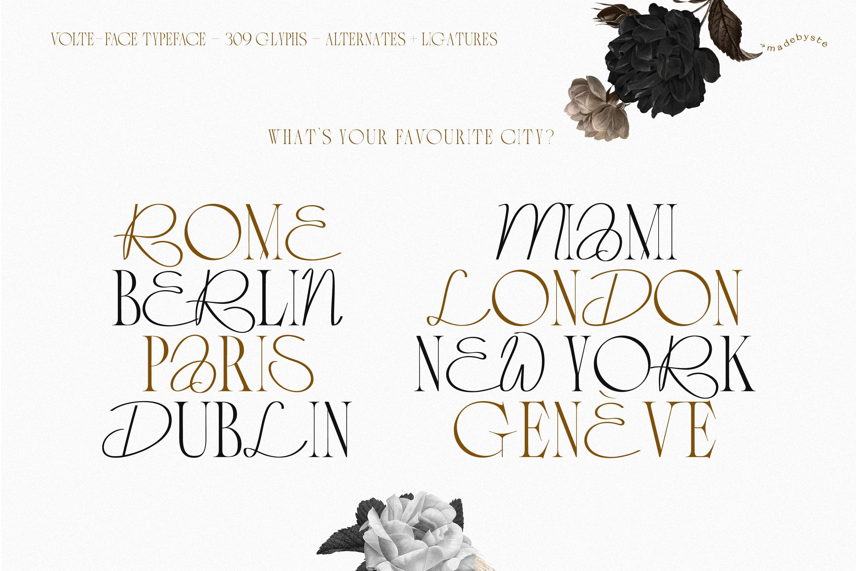 Volte-Face Typeface