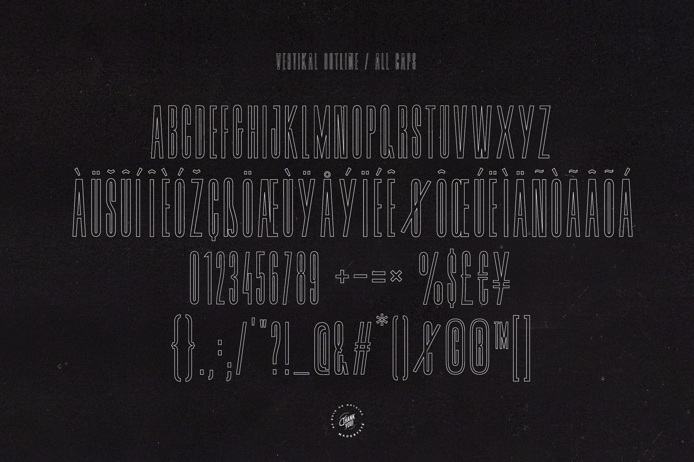 Vertikal Typeface